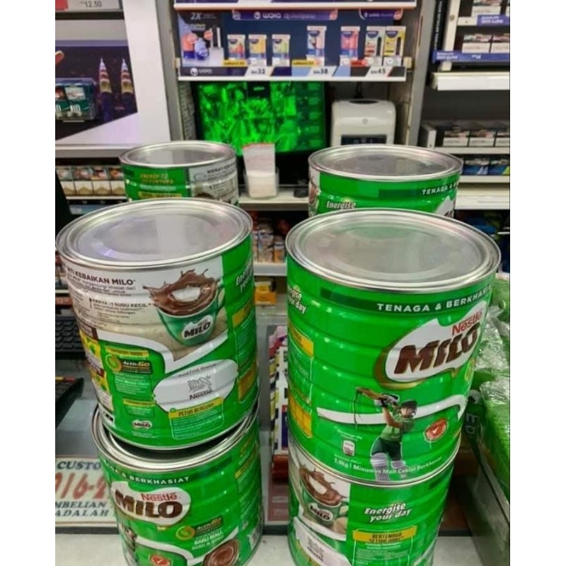 

READY STOK Milo kaleng 1.4 kg malaysia / milo 1.4kg malaysia