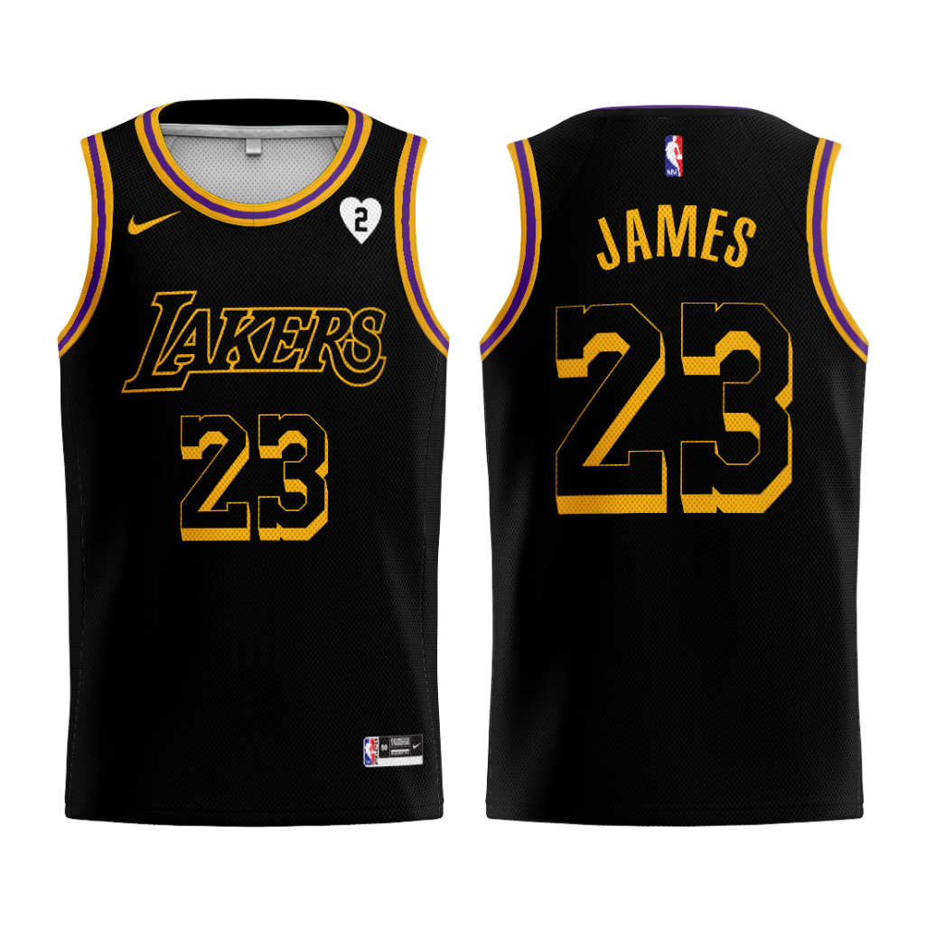 JERSEY LA LAKERS // JAMES 23 // JERSEY BASKET NBA // SWINGMAN