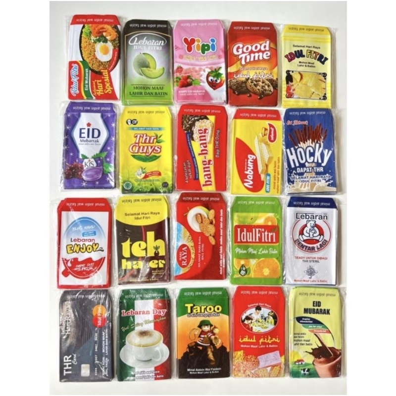 

Amplop lebaran snack viral 1 pak isi 8pcs