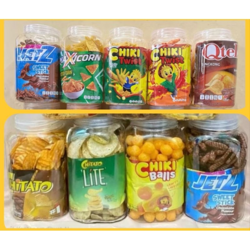 

Snack murah indofood toples 2liter. Aneka macam Snack branded ORI free toples jumbo