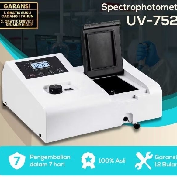 UV VIS Spectrophotometer UV752N Visible Spektrofotometer UV 752N Light