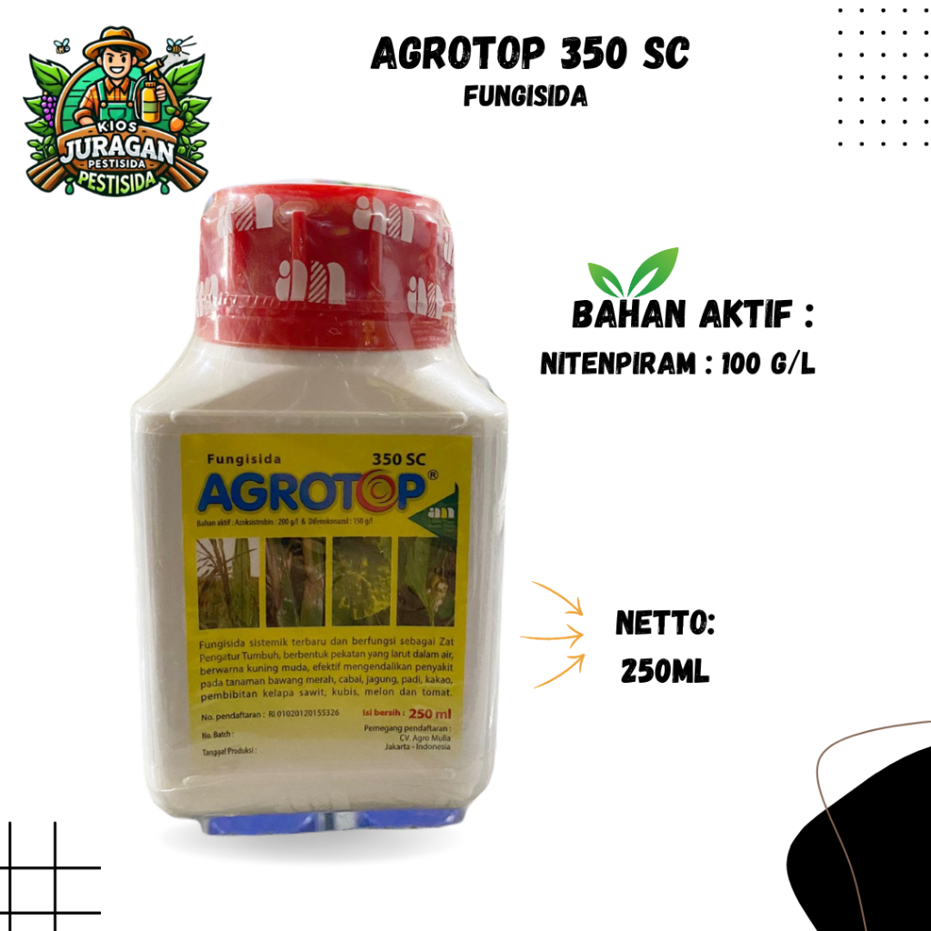AGROTOP 350SC 250ML AZOKSISTROBIN & DIFENOKONAZOL