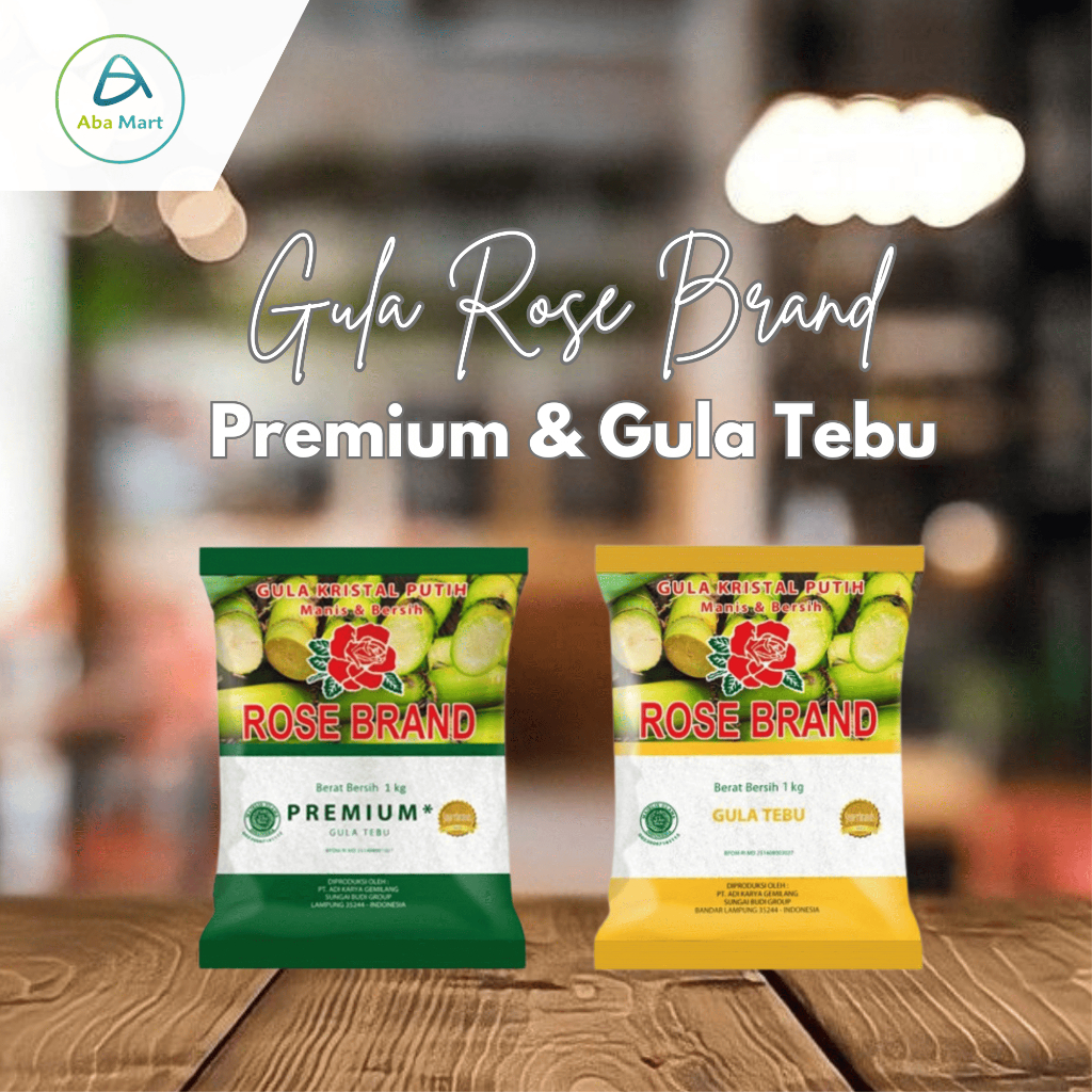 

Gula Putih Rose Brand Premium & Gula Tebu 1 Kg Murah