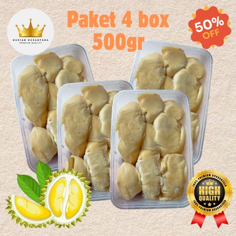 

PAKET 4 BOX DURPAS 500GR