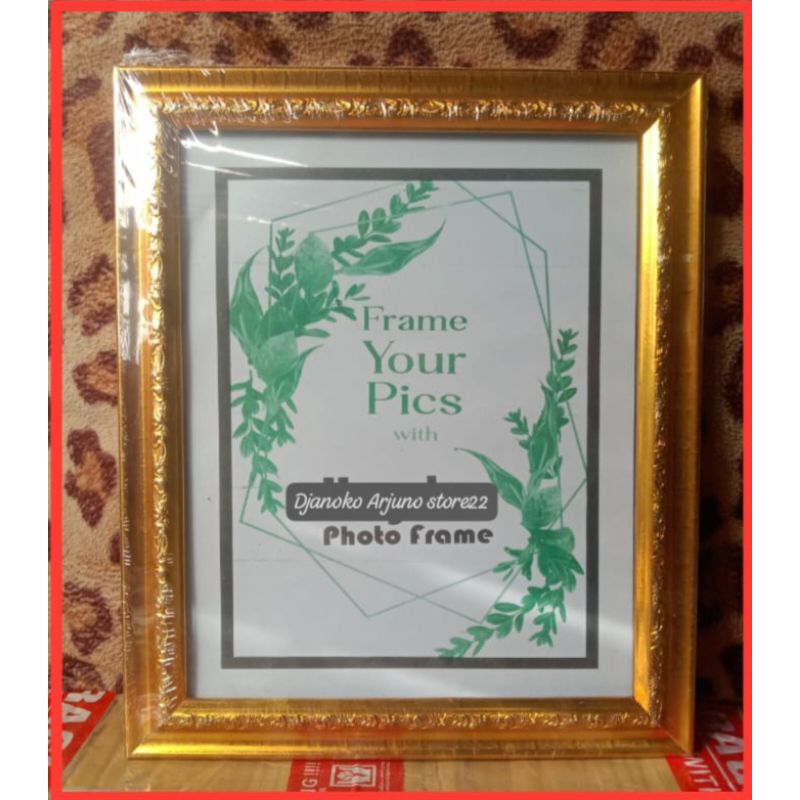 Figura Bingkai Lambang Psht 40X50Cm Plastik Kayu Kaca Tbk