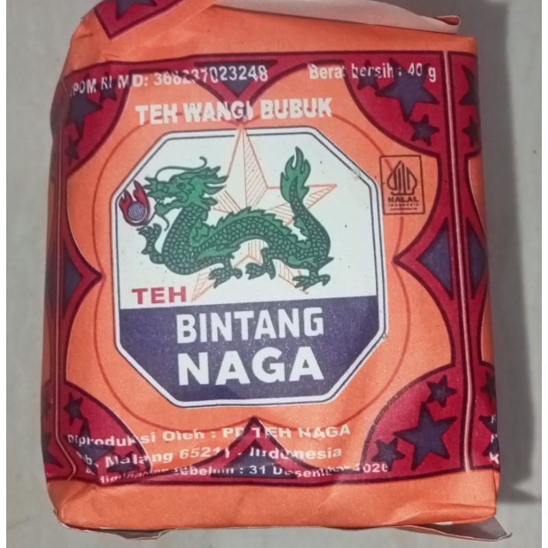 

teh bintang naga | teh asli