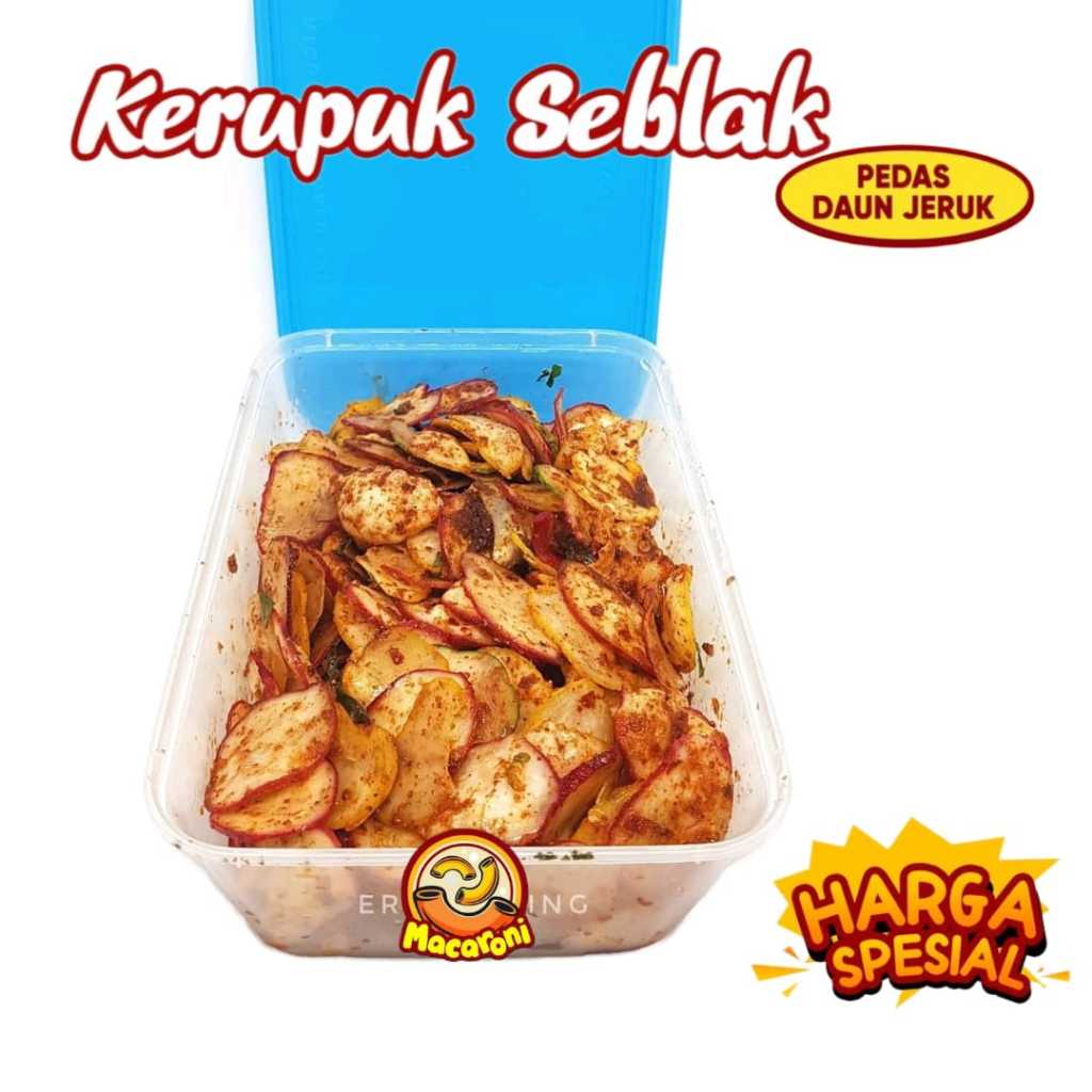 

Kerupuk Seblak 1 Kg Bumbu Pedas Daun Jeruk - Kerupuk Seblak Kering Cikruh Cemilan Food Snack