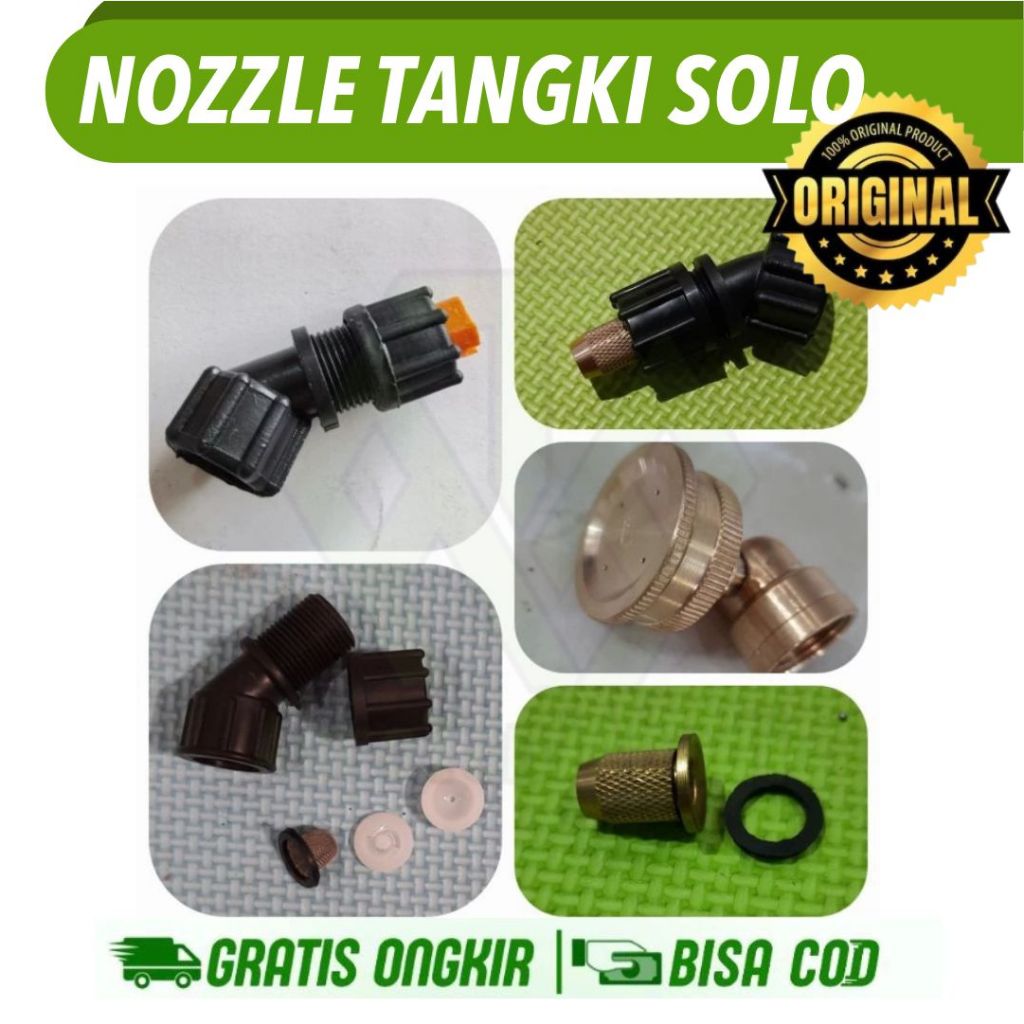 Spare Part Sprayer Solo Indonesia 425 Nozzle Kuningan / SpuyerTembak + Elbow nosel nozle nozel
