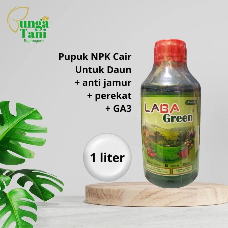 Laba Green pupuk cair/ pupuk daun cair/ penghijau daun/ nutrisi tanaman fase vegetatif