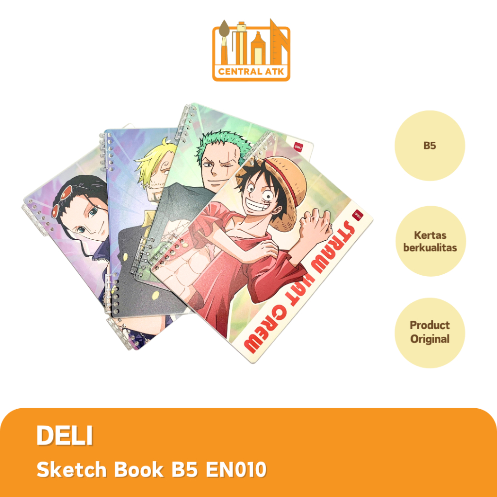

DELI NOTEBOOK B5 BINDER BOOK / NOTEBOOK EN010 ONE PIECE