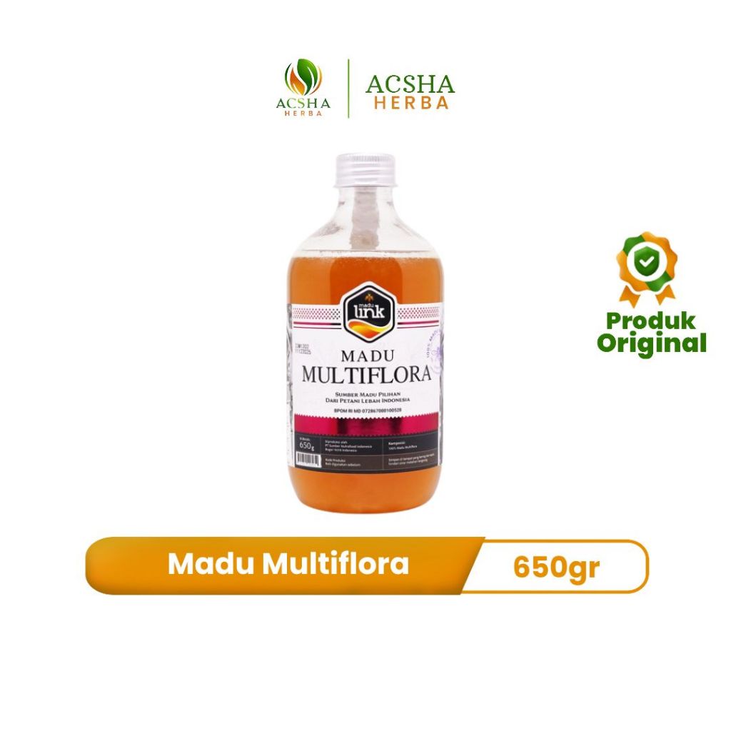 

Madu Multiflora - Madu Link | Madu Honey Original Asli 100% 650 Gr