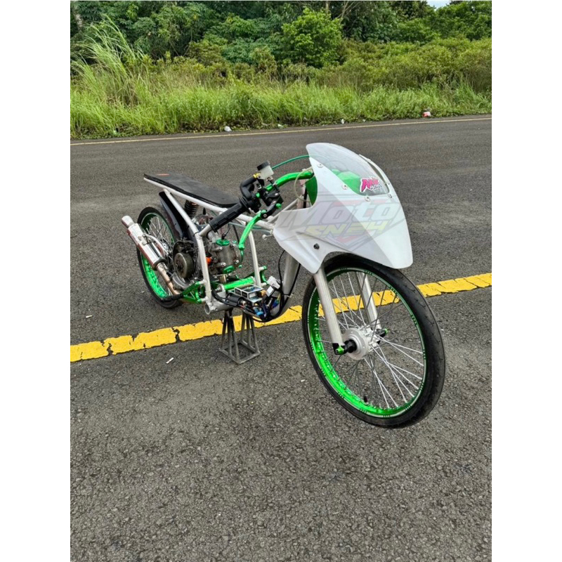 Fairing Fering Pairing Drag Motor Matic Bebek Tanpa Brecket