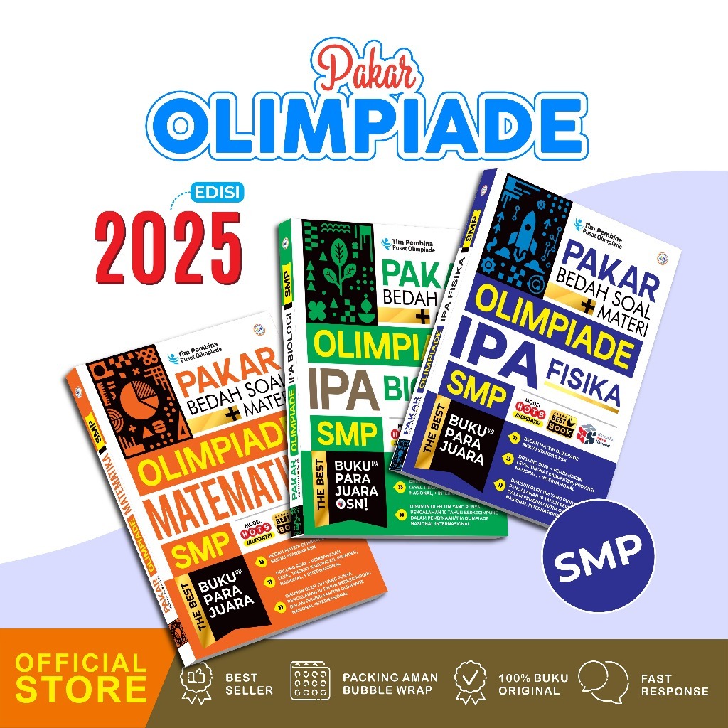 BUKU KSN - OSN 2025 SOAL DAN MATERI SMP PAKAR BEDAH SOAL MATERI OLIMPIADE SMP