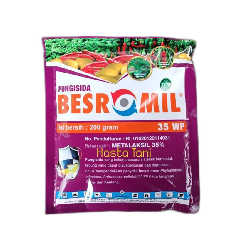 Fungisida Sistemik BESROMIL 35WP 200Gr