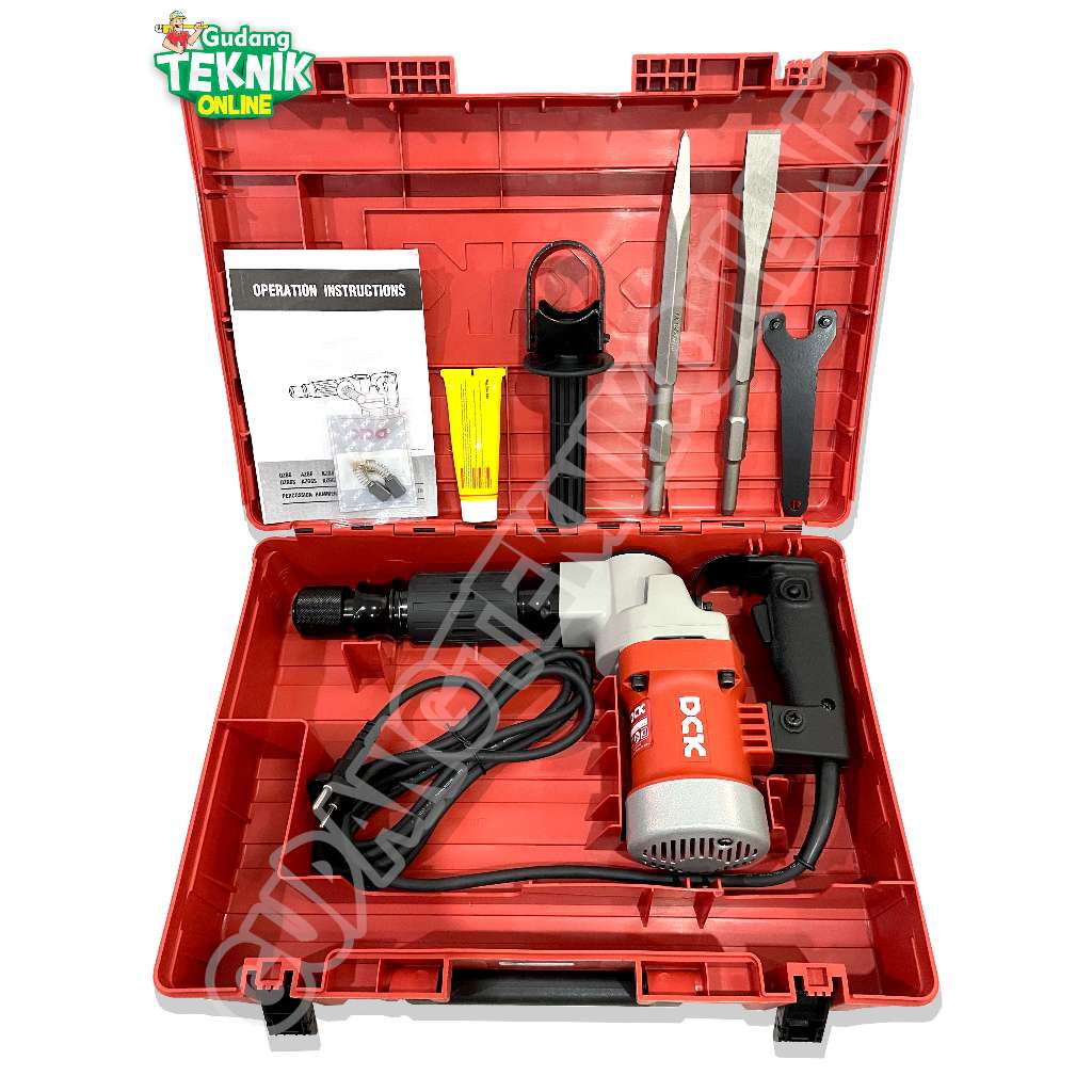 DCK Demolition Hammer DCK KZG6S 1050Watt / Mesin Bor Bobok Beton Listrik Hammer Drill SDS Plus KZG-6