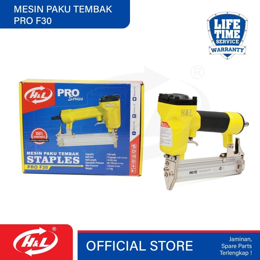 

Mesin Paku Tembak / Staples PRO F30 HL