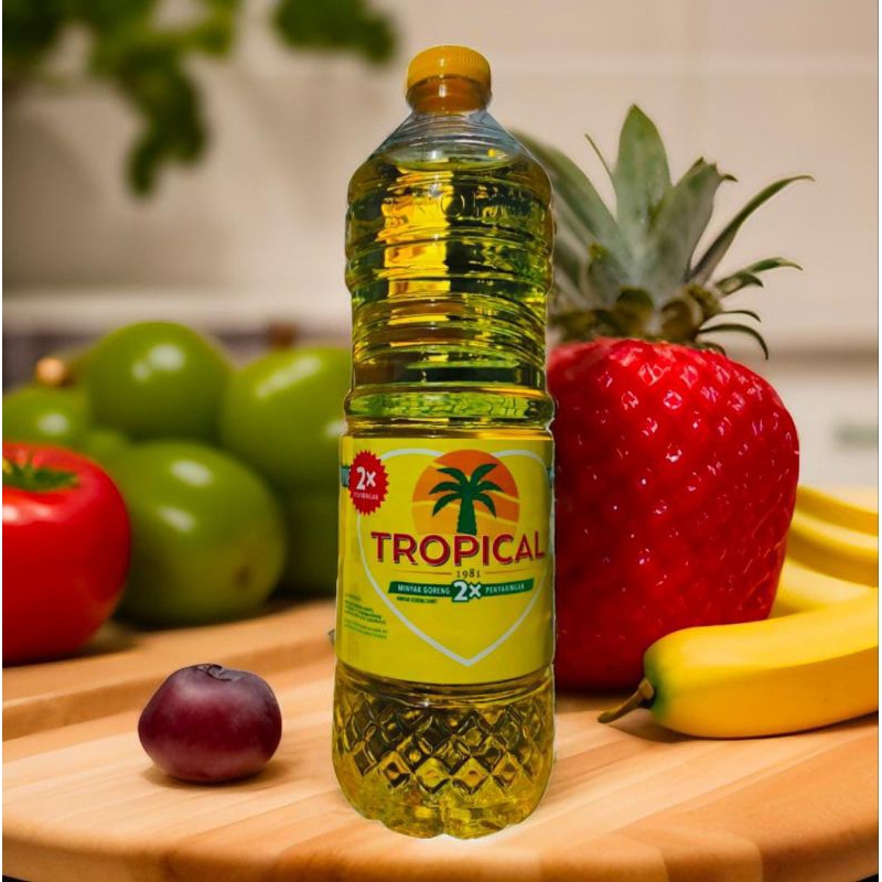 

(COD) Minyak Goreng Tropical 1 Liter Kemasan Botol 1 pcs / Minyak murah