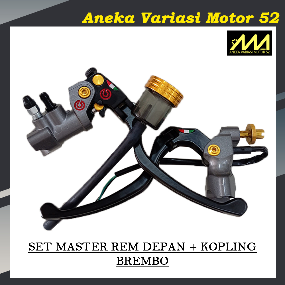 MASTER REM DEPAN + KOPLING + BOTOL REM IZUMI BREMBO SET