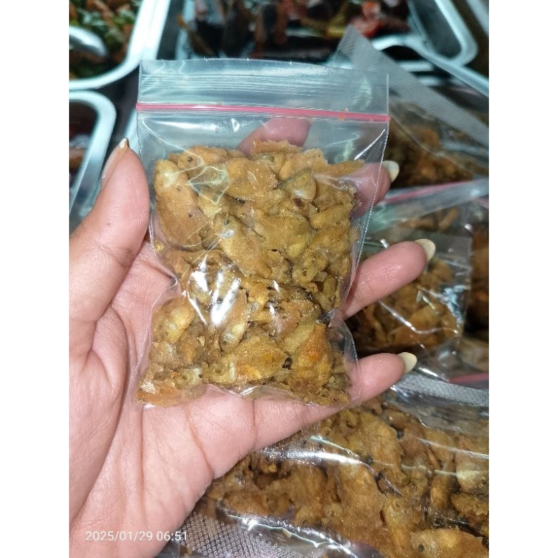 

IMPUN IKAN NILA PREMIUM BABY FISH CRISPY TERMURAH BERKUALITAS DAN LEZAT PLUS RENYAH ISI 35g