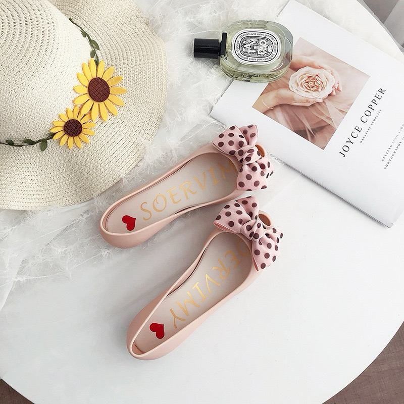 SOERVIMY JELLY SHOES POLKADOT SEPATU JELLY ANTI SELIP NYAMAN NEW VERSION