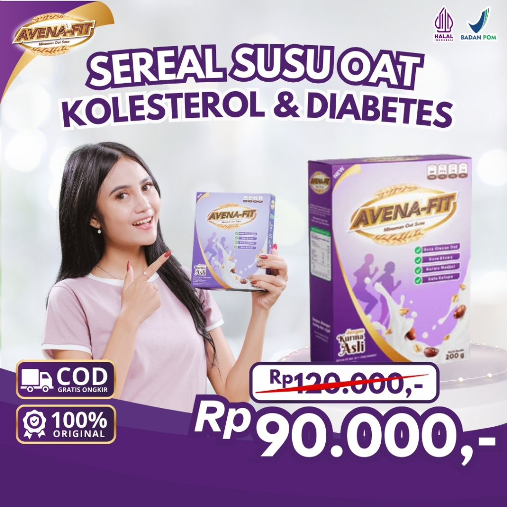 

Avenafit - Sereal Oat Atasi Kolesterol dan Diabetes BPOM 100% Original