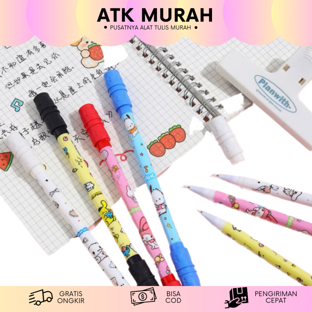 

PULPEN TONGKAT PUTAR MAGNET SANRIO PULPEN SPINNER ALAT TULIS SEKOLAH LUCU IMUT KADO UNIK MURAH TERJANGKAU