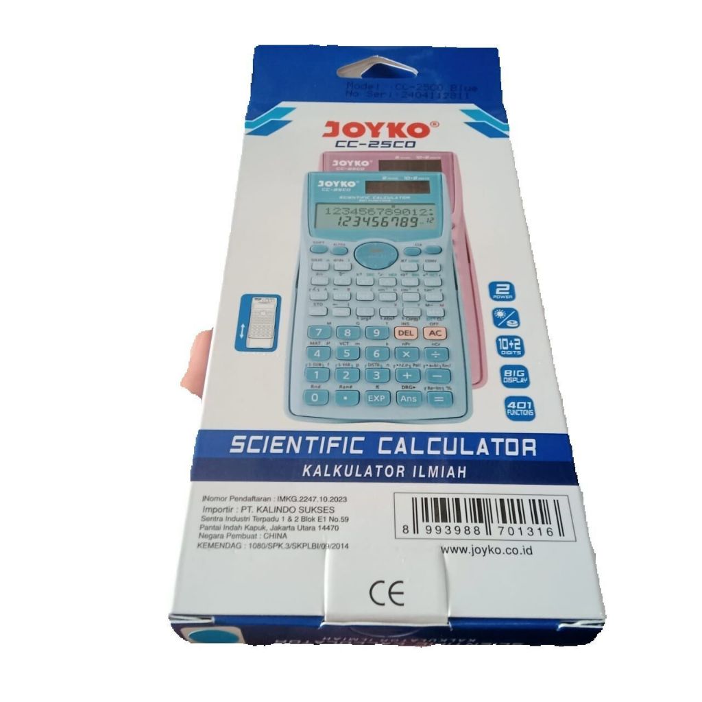 

JOYKO 1 buah kalkulator cc-25co kalkulator ilmiah KALKULATOR SCIENTIFIC per pcs - enc.sup
