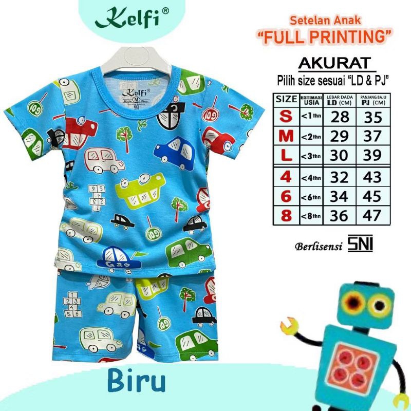 kelfi Set anak laki-laki/setelan anak harian kelfi