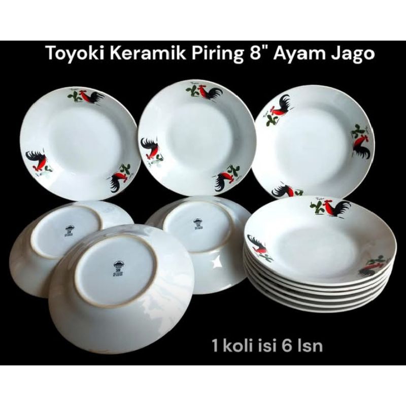 PIRING MAKAN KERAMIK / PIRING MAKAN CANTIK / PIRING KERAMIK MURAH