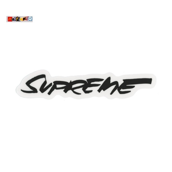 

sticker Supreme x Futura logo diecut stiker