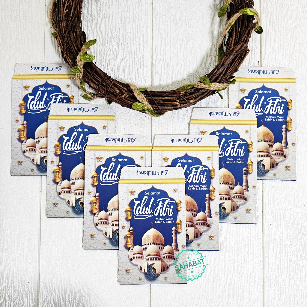 

AMPLOP / ANGPAU LEBARAN GAMBAR MASJID UKURAN MEDIUM ISI 100