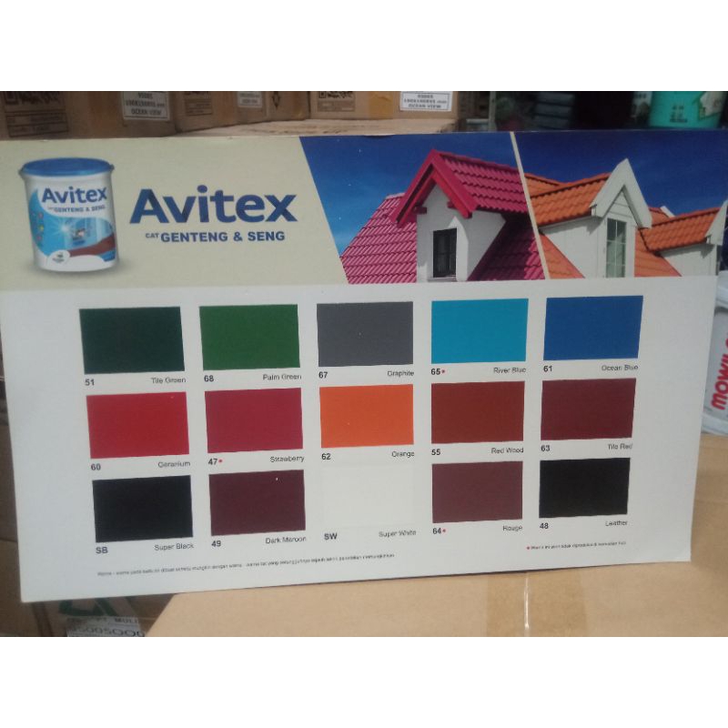 katalog cat genteng Avitex