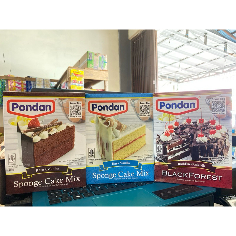 

PONDAN SPONGE CAKE 400gr