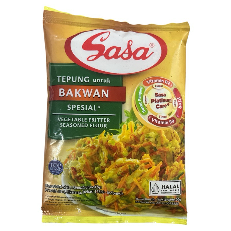 

SASA TEPUNG UNTUK BAKWAN SPESIAL VEGETABLE FRITTER SEASONED FLOUR