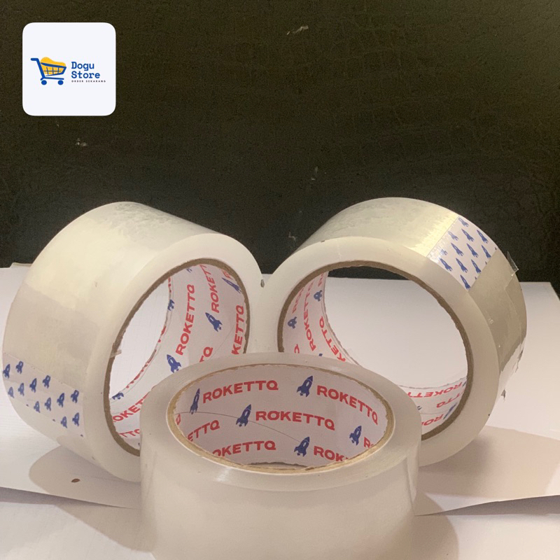 

Lakban Bening ROKKETQ 45mm X 90 Yard