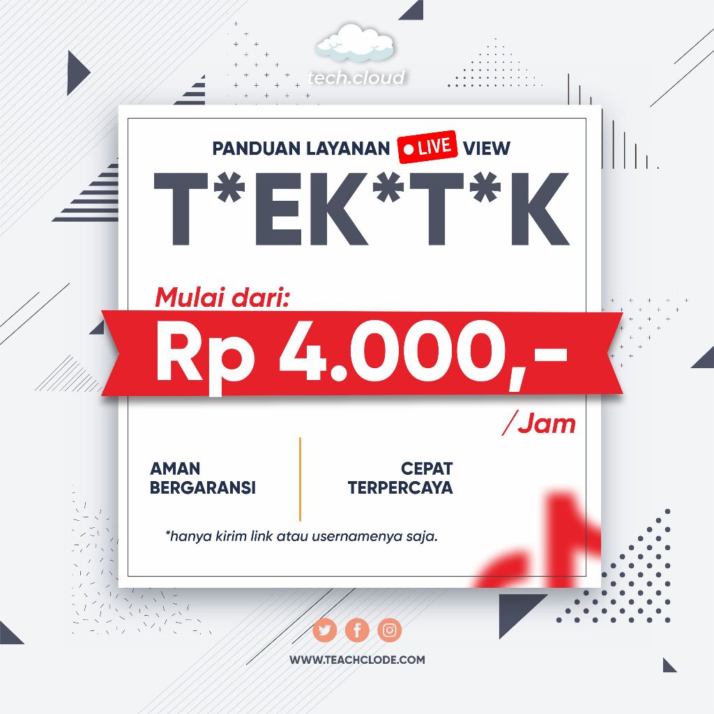 PANDUAN PENONTON LAYANAN LIVE VIEW TIKTOK| Bergaransi 100% Aman