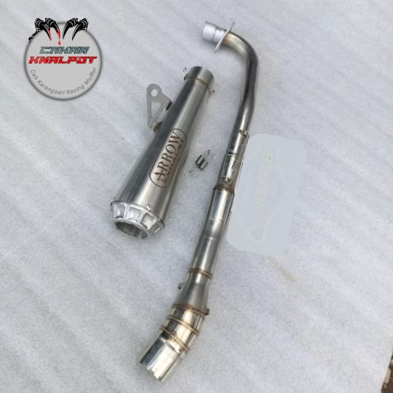Knalpot Arrow Racing Jupiter Supra Vega Blade Revo Smash Shogun Grand dll