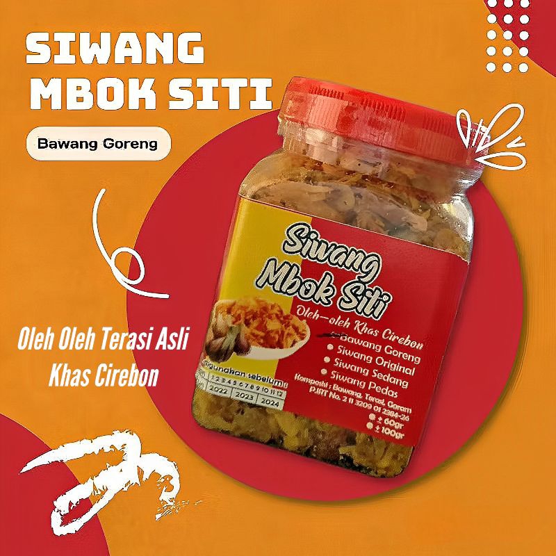 

Siwang Bawang Goreng MBOK SITI Olahan Terasi Asli Khas Cirebon Siwang Mbok Siti Terasi Original Pedas Spesial Oleh Oleh Khas Cirebon