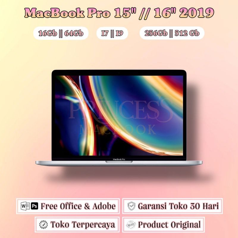 BEST PRICE MACBOOK PRO 2019 15 INCH & 16 INCH SECOND ORIGINAL