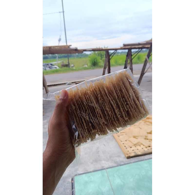 

1kg Kerupuk Puli rasa bawang / Kerupuk gendar / lempeng [INARA] (mentah)
