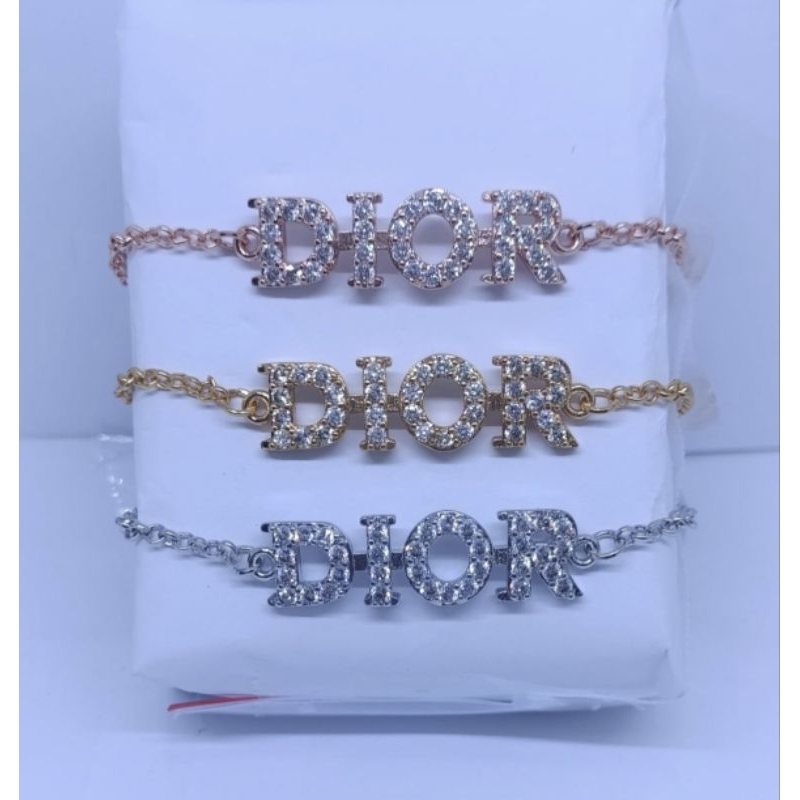 gelang rantai wanita dior