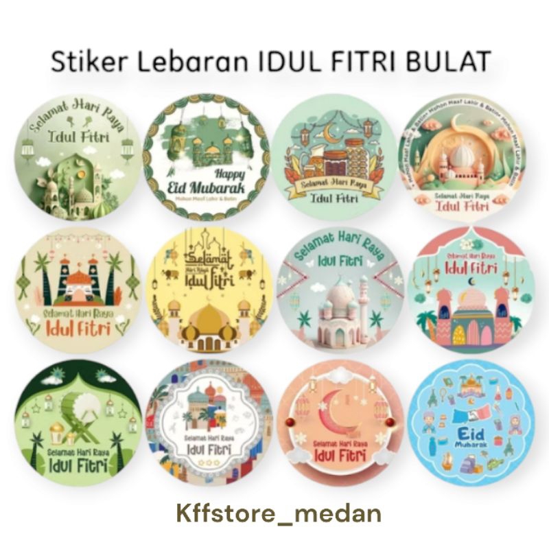

Sticker Lebaran Bulat 8cm (isi 9pcs)dipilih random