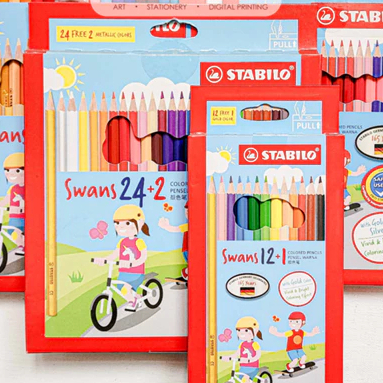 

Pensil Warna Stabilo Swans | Color Pencil 12/24/36/48