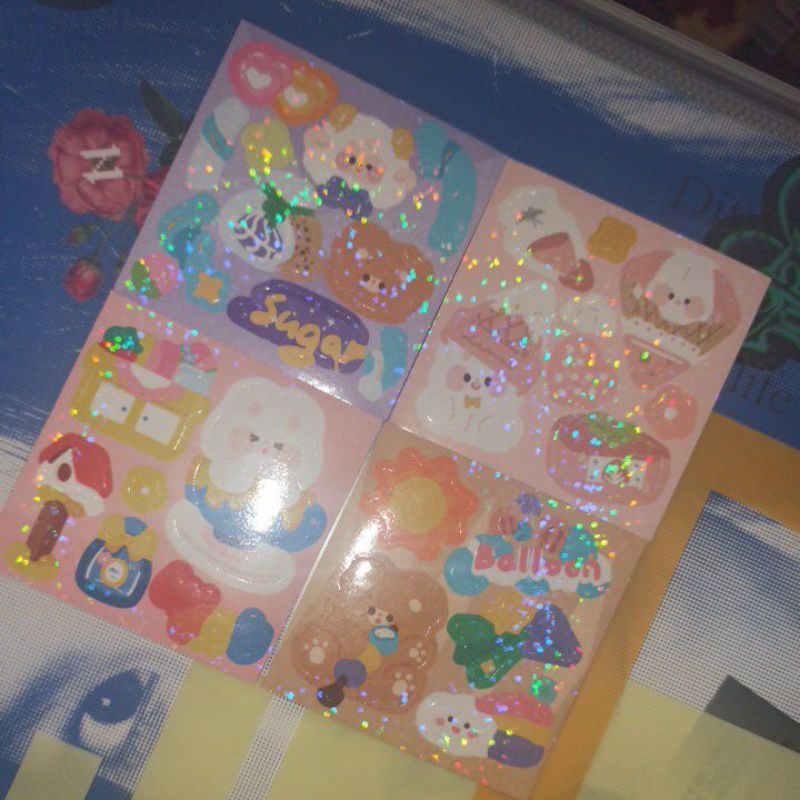 

[ read desk ❗] Sticker Momo Hologram (dapat 4 stiker)