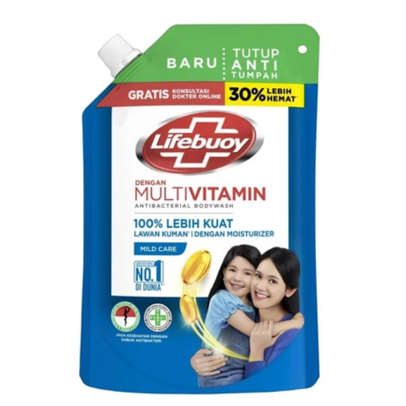 Lifebuoy Sabun Mandi Cair Cool Fresh 400 mL