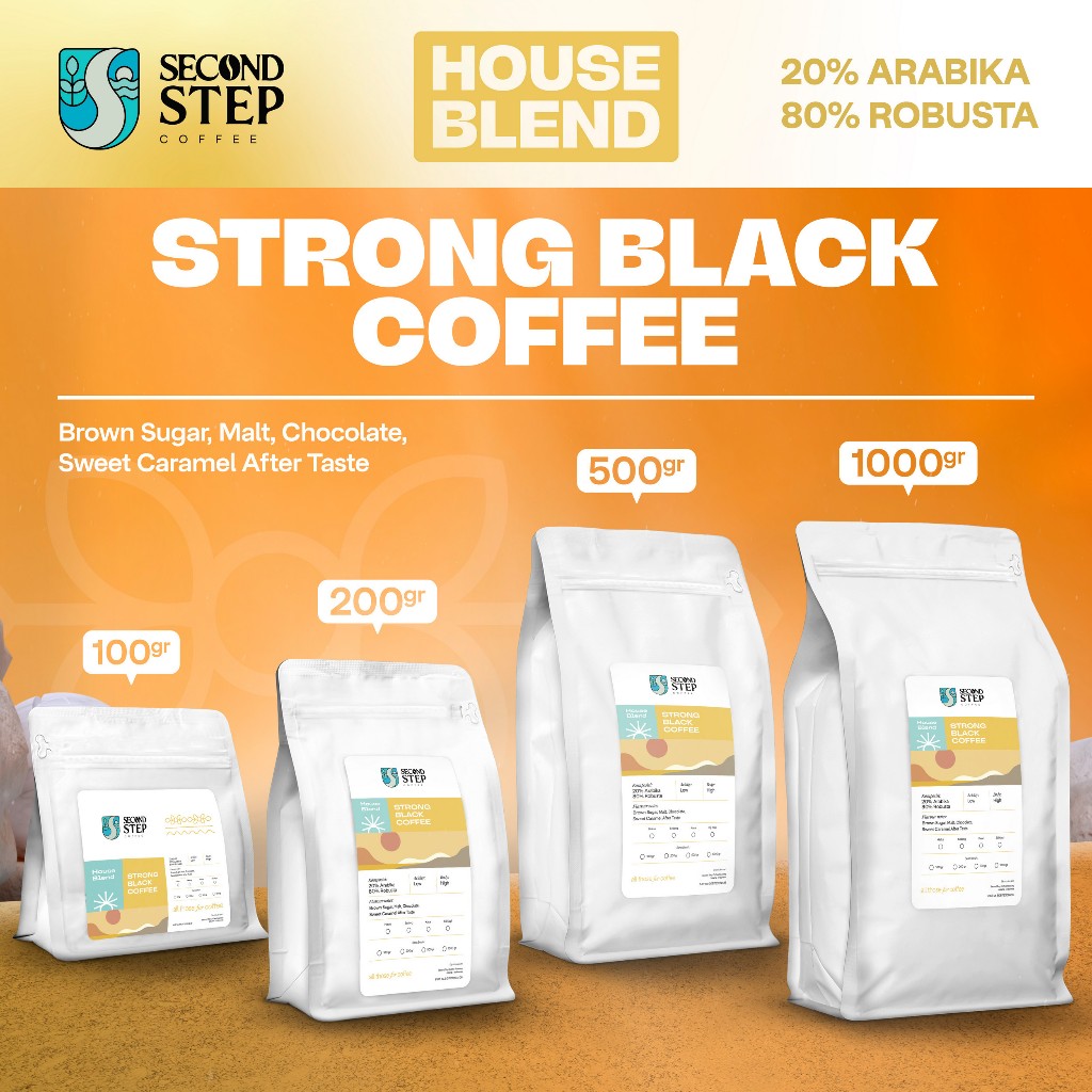 

Kopi Espresso Blend Strong Black Coffee Beans Kopdar Coffe Biji Bubuk