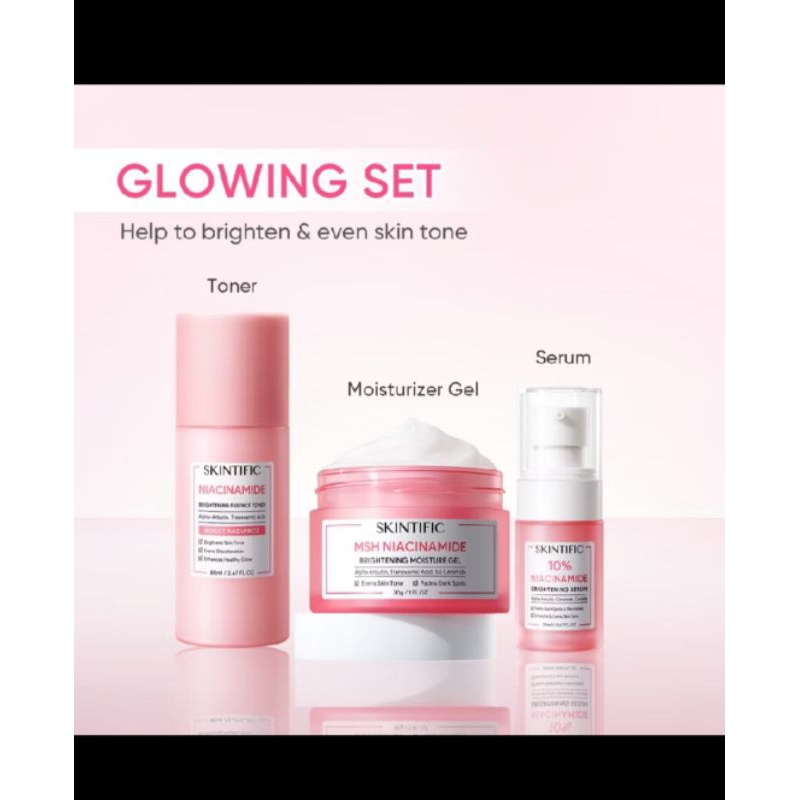 skintific glowing set