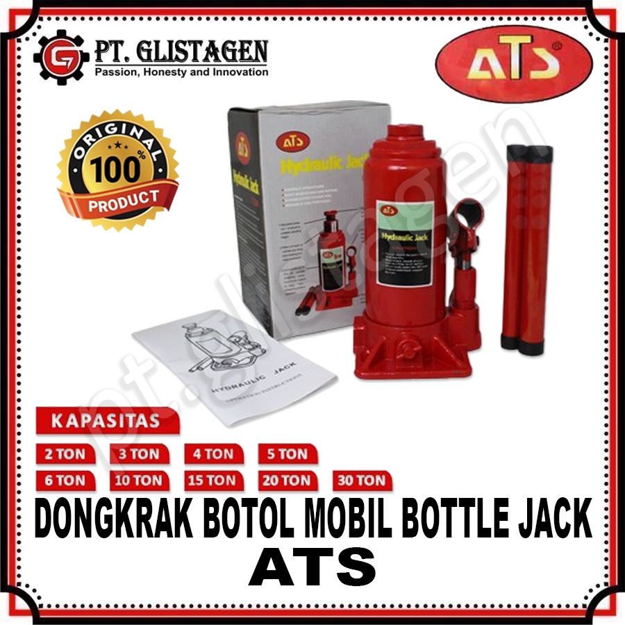 ATS Dongkrak Botol 50 Ton - Hydraulic Jack 50 Ton ORIGINAL ATS