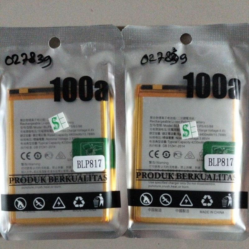 BATRE OPPO A15/A15S BLP 817
