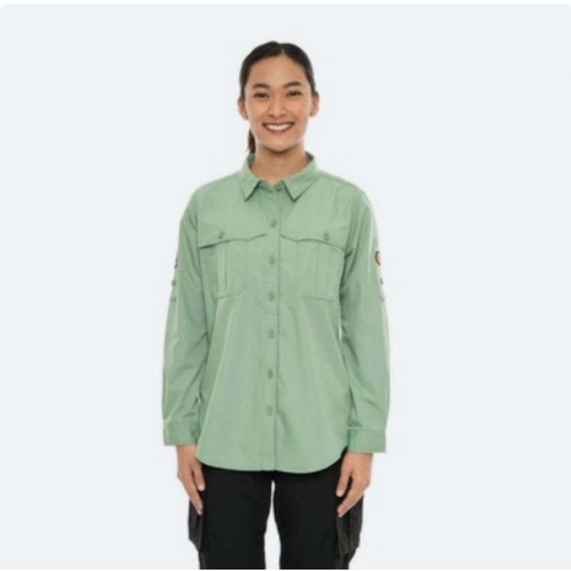 Kemeja Tactical Women - AMBITION TROPIC WOMEN BLACK BORNEO  ORIGINAL (9259)